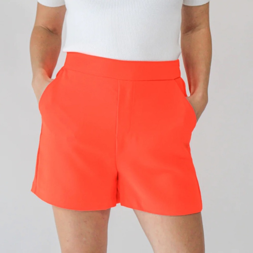 Esley pink dress shorts.